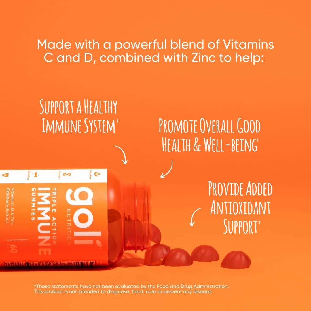 Triple Action Immune Gummies