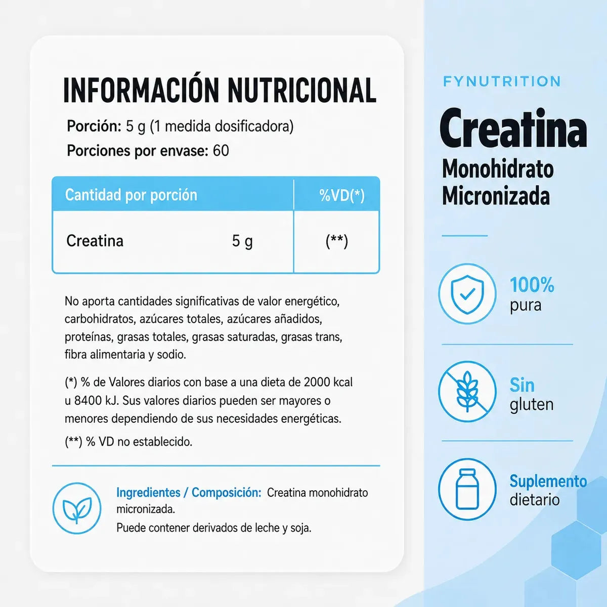Creatina Monohidrato Micronizada