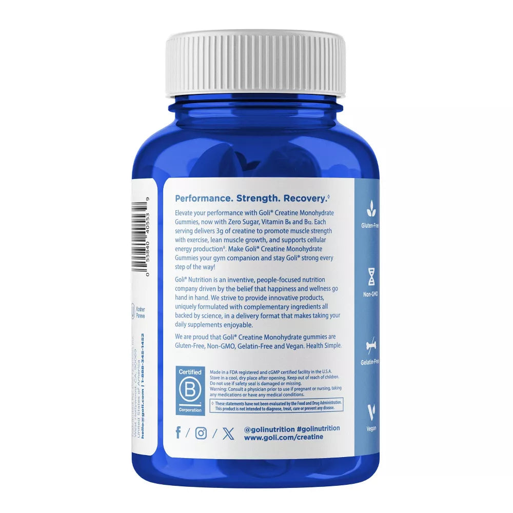 Zero Sugar Creatine Gummies
