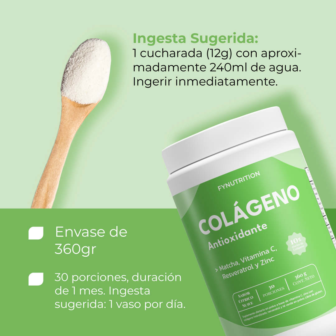 Colágeno Hidrolizado Antioxidante