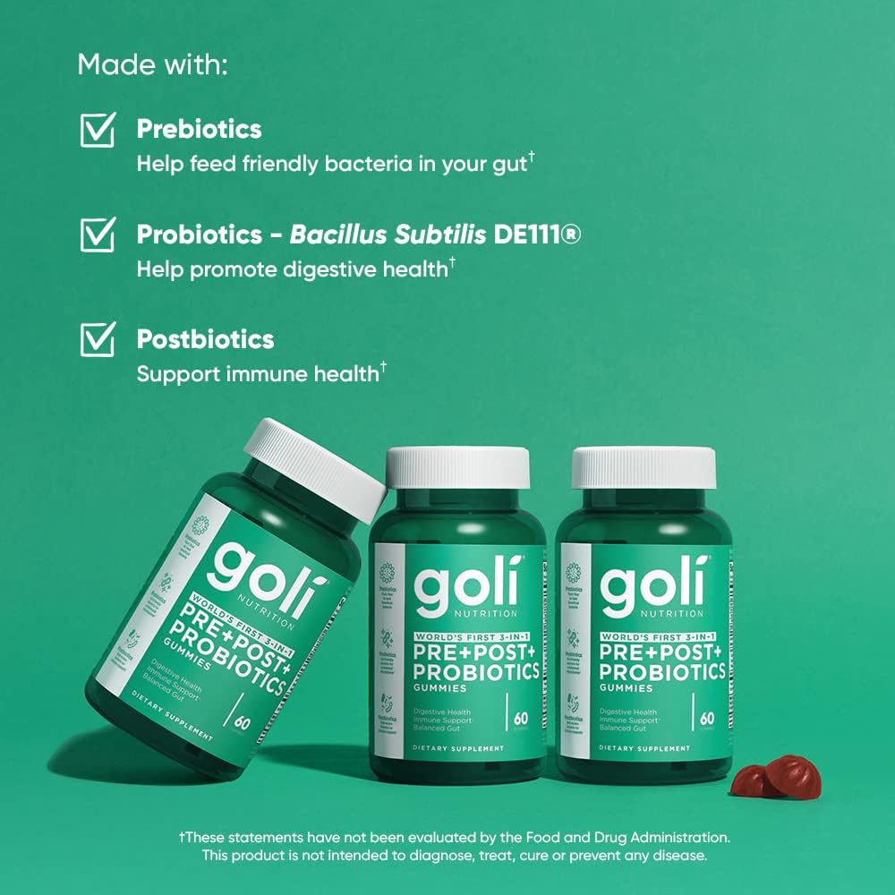 Zero Sugar Pre+Post+Probiotics Gummies