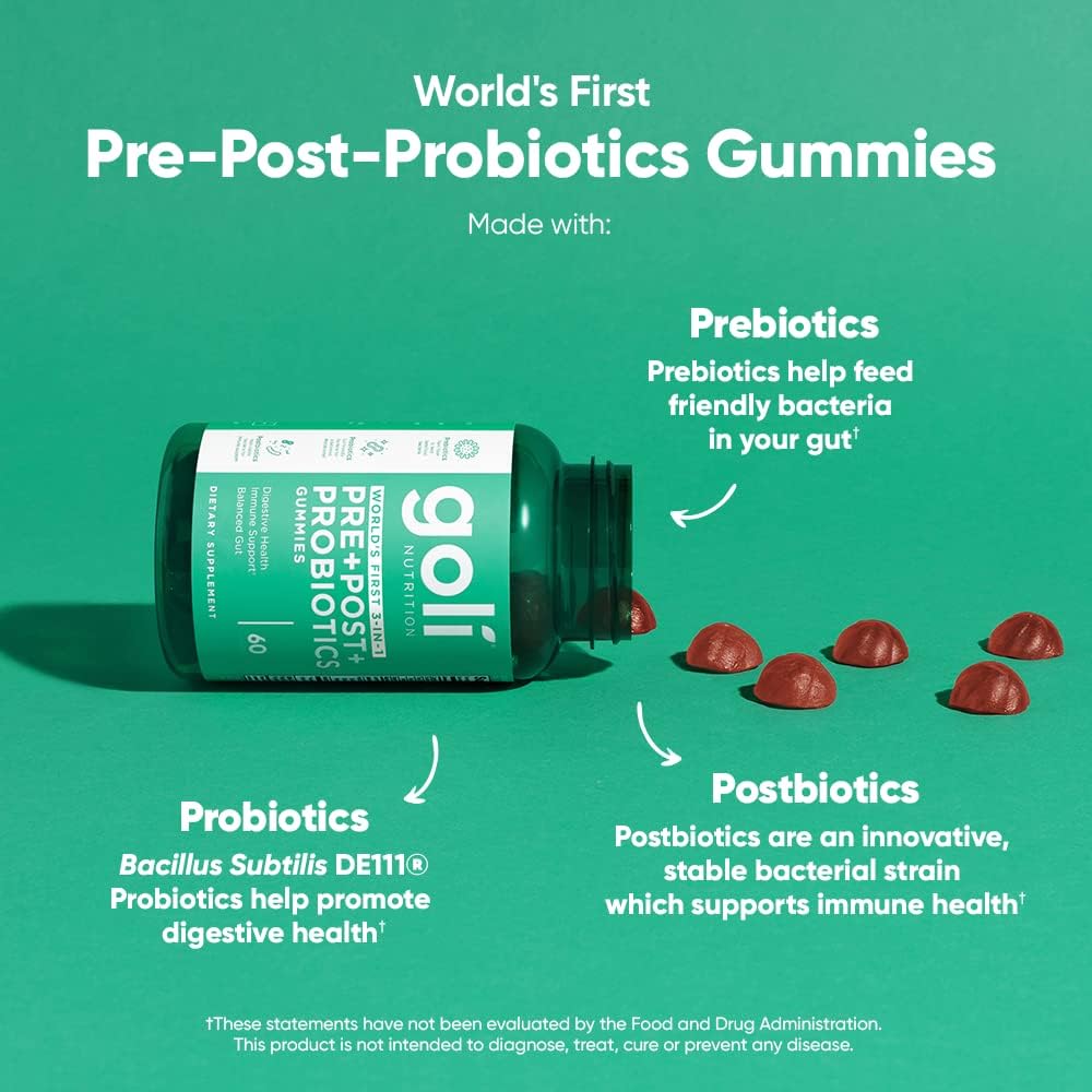 Zero Sugar Pre+Post+Probiotics Gummies