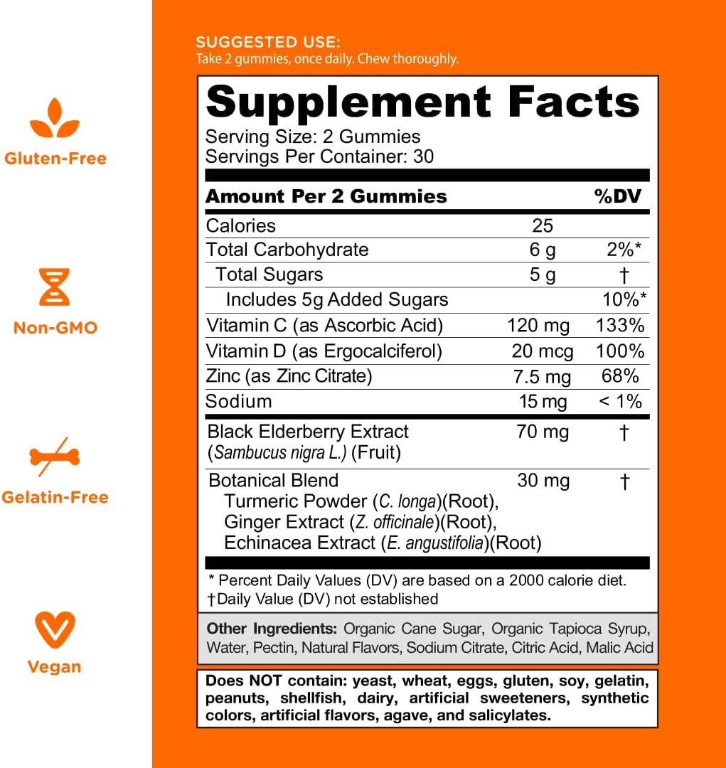 Triple Action Immune Gummies