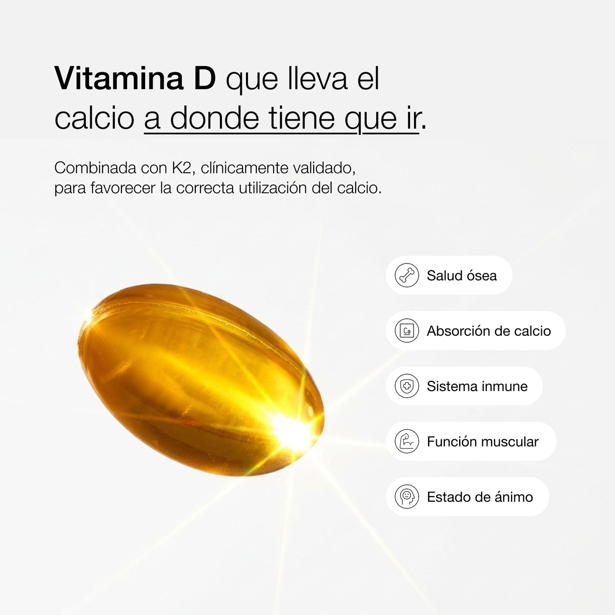 Vitamina D3 + K2