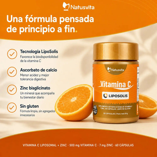 Vitamina C + Zinc Liposomal