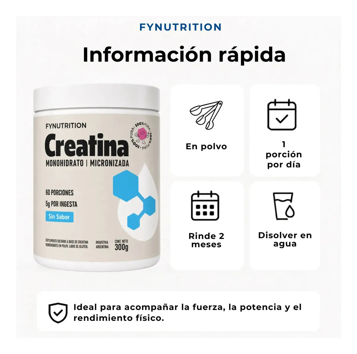 Creatina Monohidrato Micronizada