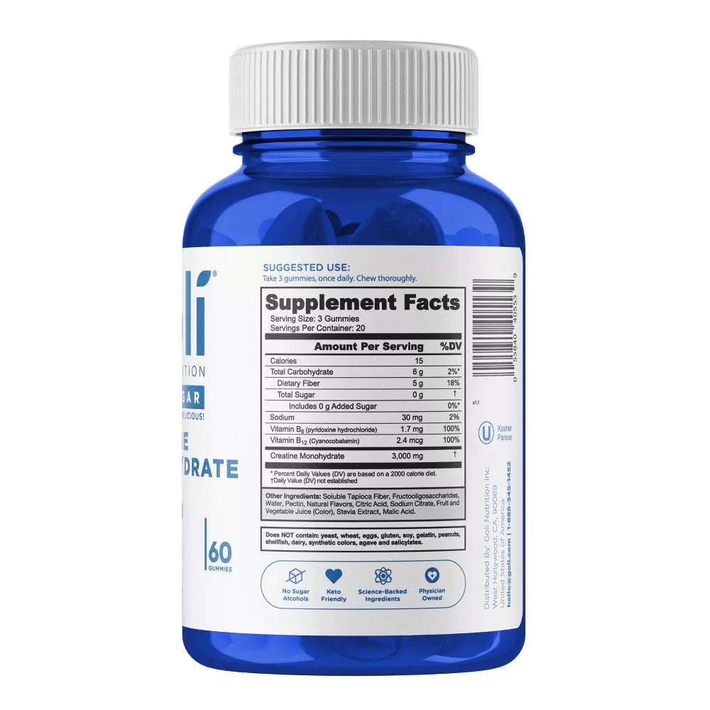 Zero Sugar Creatine Gummies