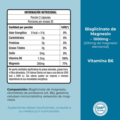 Bisglicinato de Magnesio