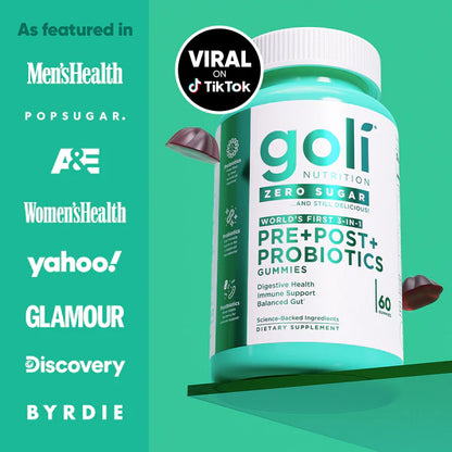Zero Sugar Pre+Post+Probiotics Gummies